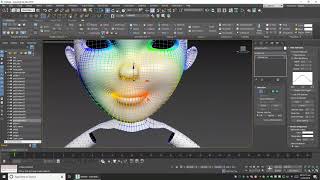 3ds Max  Facial Expression with Soft selection and Morpher [upl. by Senzer]