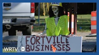 Fortville businesses fight for survival as INDOT project nears completion [upl. by Adnal]