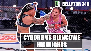 Cris Cyborg Vs Arlene Blencowe Bellator 249 full fight Highlights [upl. by Adelbert594]