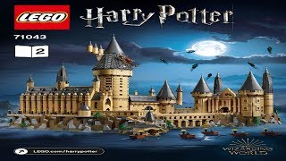 LEGO instructions  Harry Potter ™  71043  Hogwarts Castle Book 2 [upl. by Nawed]