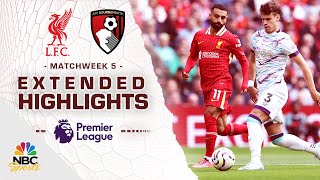 Liverpool v Bournemouth  PREMIER LEAGUE HIGHLIGHTS  9212024  NBC Sports [upl. by Guria745]