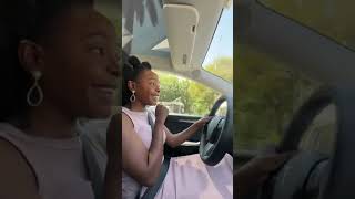 WodeMayas Wife Miss Trudy drives a Tesla for the first time [upl. by Gerick]