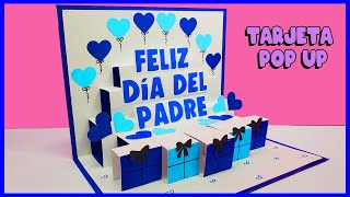 Como hacer una tarjeta para el DÍA DEL PADRE 🥰 Especial día del padreHandmade easy Card Fathers Day [upl. by Isbel154]