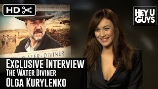 Olga Kurylenko Exclusive Interview  The Water Diviner [upl. by Yanaj]