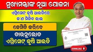 Odisha Agrisnet Farmers id Card Download 2023  Farmer List  Agrisnet Odisha  Krushak Odisha 2023 [upl. by Otrebla]