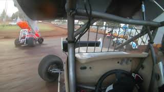 Banks Bullring 360 Main Event Onboard  Tiny Sprint Car Track [upl. by Gabie656]