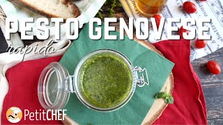 Pesto alla genovese rapido  ricetta PetitChef [upl. by Kadner441]