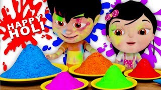 Holi Me Mach Gaya Dhamaal  Indian Festival Song  Kids Holi Song in Hindi  Kids Channel India [upl. by Elrae157]