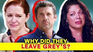 Greys Anatomy The Real Reasons Why Main Characters Left ⭐OSSA [upl. by Whit]