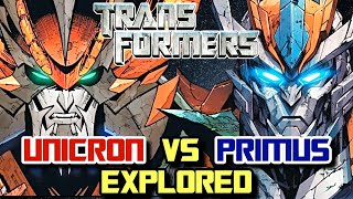 How Did The Rivalry Between Unicron And Primus Start  Explored In Detail [upl. by Christiana]