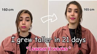 How I grew taller In 21 days Shocking results [upl. by Middlesworth904]