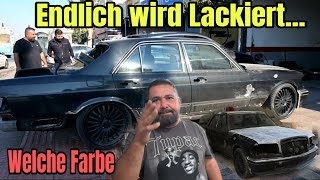 Es wird Lackiert Welche Farbe W126 SKlasse Türkei Lackieren [upl. by Eillac]