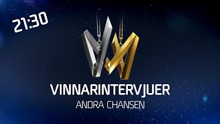 Vinnarintervjuer Melodifestivalen 2021  Andra Chansen [upl. by Ettenotna29]