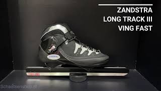 Schaatsenshop product video Zandstra long track III Ving fast [upl. by Anirdnajela]