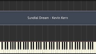 Sundial Dream  Kevin Kern Piano Tutorial [upl. by Licec]