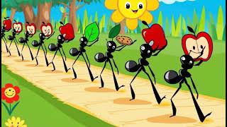 March with the Ants  The Ants Go Marching Song for Kids [upl. by Crowley]