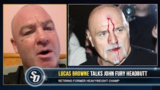 BIG JOHN FURY HEADBUTT IS ASSAULT  Retiring Lucas Browne makes FURY VS USYK PREDICTION [upl. by Triplett]