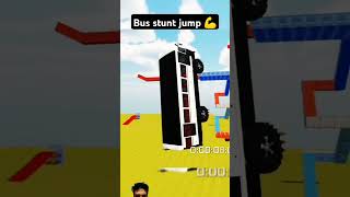 Bus stunt jump in Indian vehicle simulator 3D game shortsfeed youtubeshorts [upl. by Ahsinra204]