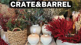 CrateampBarrel Christmas 2024 Christmas Decor INSPIRATION [upl. by Earla]