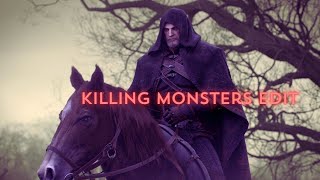 The Witcher 3  Killing Monsters  After Dark Edit [upl. by Vastha]