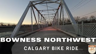 Exploring Bowness on a Bike Ride  Northwest Calgary Adventure [upl. by Windzer]