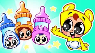 The Bottle Milk 🍼 for Little BabiesFunny Kids Cartoons About Baby Bottles [upl. by Ednalrym]