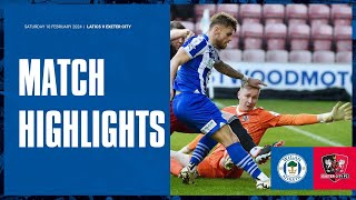 Match Highlights  Latics 1 Exeter City 2 [upl. by Garretson962]