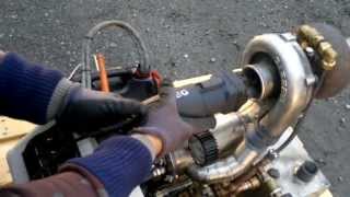 FJK1 Homebuilt Turbojet engine  Freeshaft Gas turbine [upl. by Nibot]