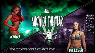 Kiera Hogan vs Ivelisse AWE SOTY Aerial View [upl. by Erbas639]