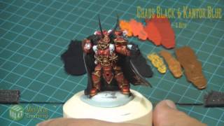 Dark Vengeance Painting a Chaos Lord Tutorial  Part 23 [upl. by Shandee]