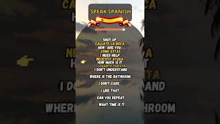 Useful Phrases in Spanish for beginners 🇪🇸 short languages spanish learnspanish [upl. by Roane]