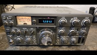 Kenwood TS830S Ham Radio HF SSBCW Transceiver [upl. by Lisabet621]