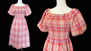 🌹 cutting and sewing dress this way is easy  sewing beautiful and cool summer dresses [upl. by Larok639]