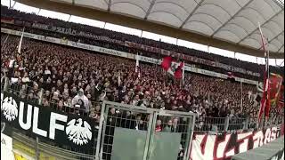 Eintracht Frankfurt fans sings Pippi Långstrump [upl. by Aramat]