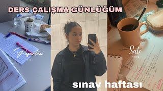 DERS ÇALIŞMA GÜNLÜĞÜM 1  SINAV HAFTASI [upl. by Choo]