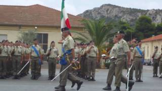 ONORI ALLA BANDIERA DI GUERRA DEL 151° REGGIMENTO FANTERIA SASSARI [upl. by Jameson]