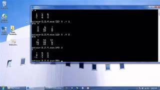 Octave Tutorial 10  Arrays and Math [upl. by Gagnon240]