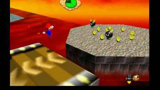 Super Mario 64 3D AllStars All Star Locations In Lethal Lava Land [upl. by Gnuj]