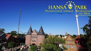 Hansa Park  Deutschlands einziger Erlebnispark am Meer  Ride Review [upl. by Kallick]