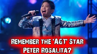 Remember the AGT Star Peter Rosalita What happened to him now [upl. by Alasdair]