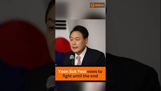 South Koreas Yoon vows to fight until the last minute amid challenges [upl. by Natek256]