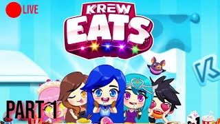 time to mukbang the billionth time  krew eats gameplay PART 1 Android [upl. by Ferrigno]