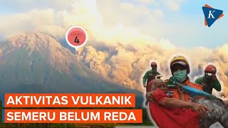 Semeru Masih Luncurkan Awan Panas [upl. by Ardnasella]