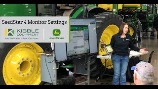 John Deere SeedStar 4 Planter Monitor Settings [upl. by Jolene]