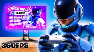 I Bought The BEST GAMING MONITOR For Fortnite OLED 360FPS [upl. by Snave]