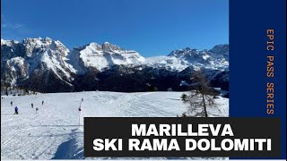 Italian Ski Resorts  Marilleva Ski Resort Review  Italian Dolomites [upl. by Marlow]