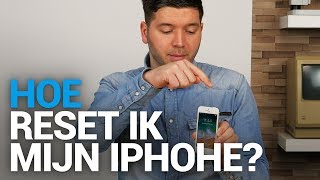 Hoe reset ik mijn iPhone 44s55c5sSE  Fixjenl [upl. by Trabue]