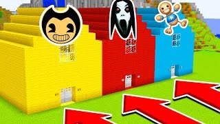 DO NOT CHOOSE THE WRONG HOUSE BENDY SLENDRINA KICK THE BUDDYPs3Xbox360PS4XboxOnePEMCPE [upl. by Ahseim]