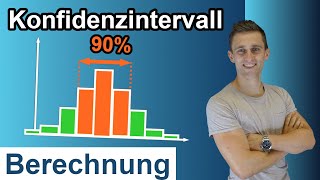 Konfidenzintervall berechnen  Kurze Herleitung der Formel und Berechnung am Beispiel  Statistik [upl. by Welcy990]