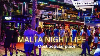 Night Life Malta  Paceville For Hang Out Best Place In Malta 2023 06 [upl. by Aenaj]